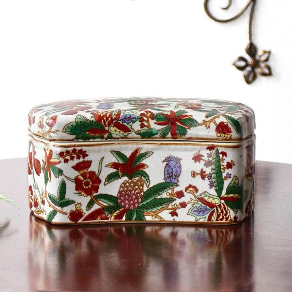 小物入れ ふた付き 陶器 アクセサリーケース 蓋付き 小物収納 卓上