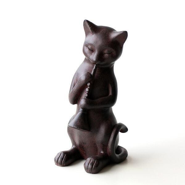 猫 ネコ ねこ 置物 おしゃれ オブジェ かわいい 楽器 小物 贈り物 ネコグッズ 置き物 玄関 アンティーク風 ネコのオブジェ クラリネット Swa4039 ギギリビング 通販 Yahoo ショッピング
