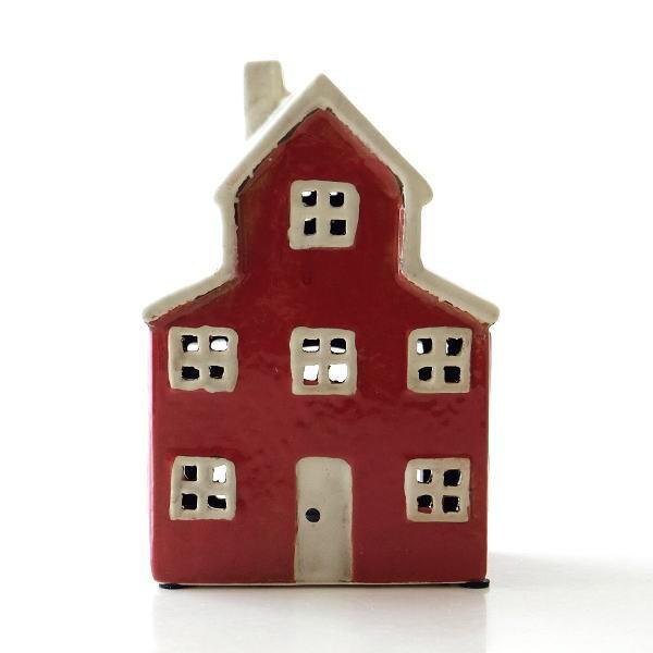 ①メルヘンのお家☆大型キャンドルハウス キャンドルホルダー 陶器 家 おしゃれ 北欧 おうち 置き物 置物