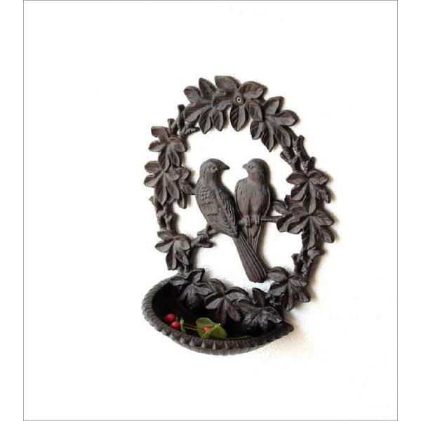 バードフィーダー 鳥 えさ台 餌台 壁掛け アイアン 鉄 鋳物 かわいい おしゃれ お庭 ガーデニング ベランダ アイアンバードフィーダー ハンギング Jauce Shopping Service Yahoo Shopping