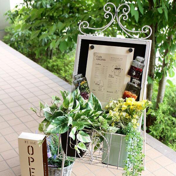 サインスタンド アイアン おしゃれ マグネットボード イーゼル風