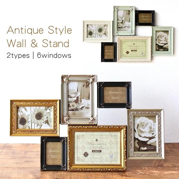 フォトフレーム 壁掛け 写真立て 卓上 複数 おしゃれ かわいい 多面