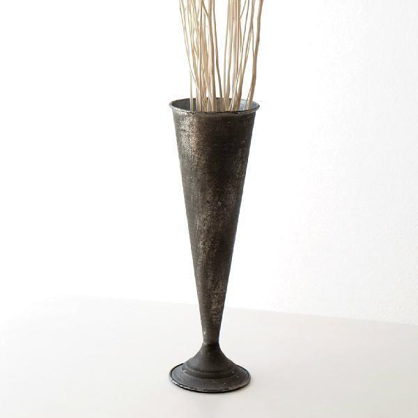 フラワーベース 花瓶 花びん アイアン おしゃれ ロング レトロ シャビー アンティーク ドライフラワー 花器 シャビーなアイアンのベース Ysp9625 ギギリビング 通販 Yahoo ショッピング