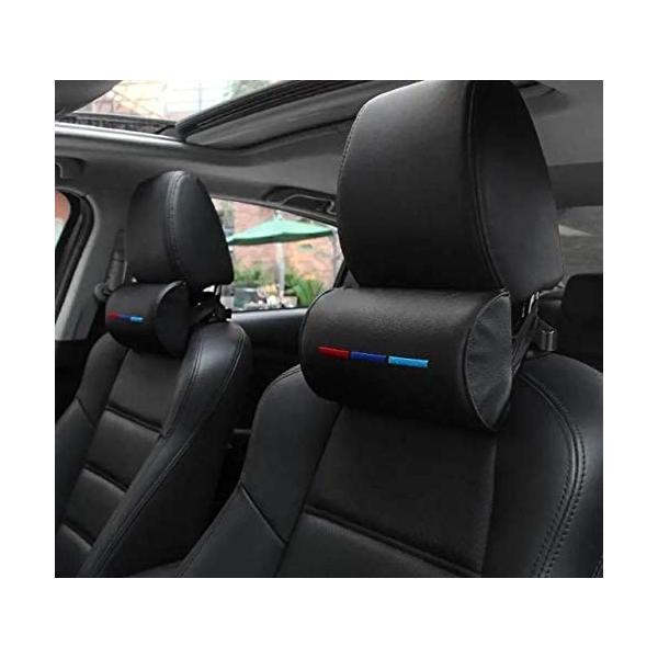 BMW 3色ラインカラー ヘッドレスト ヘッドパッド ネックレスト ネック