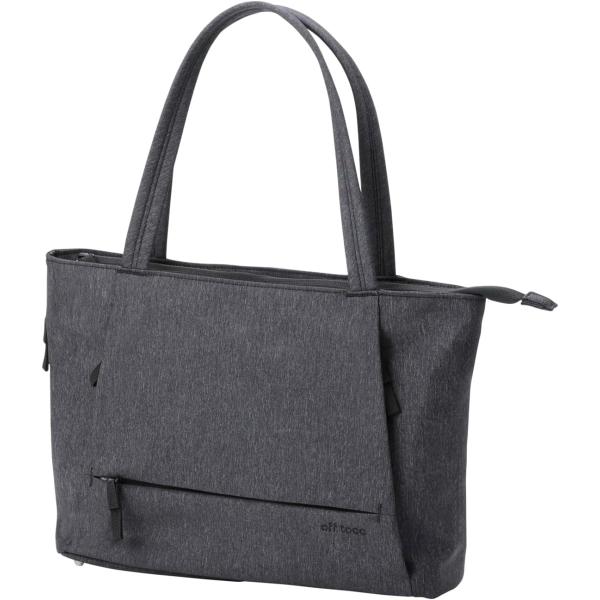 エレコム off toco トートバッグ Mサイズ ショルダーバッグ 撥水 抗菌 ブラック BM-OFTBM01BK