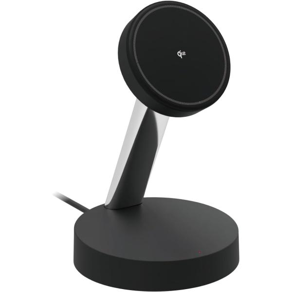 エレコム Qi2 充電器 15W スタンド 正規認証品 1.5mケーブル USB充電器別売り ブラック W-MS10BK