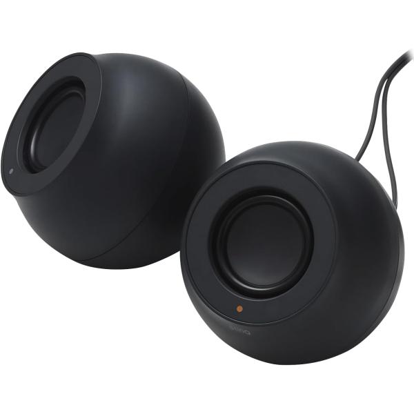 ◇商品特徴〜コロンとした球体ボディで暮らしの空間に自然になじむ、実用最大出力4.4Wの2.0chステレオスピーカー“Stina(スティーナ)”〜● 給電も音声入力もケーブル1本でOK。パソコンのUSB Type-C(TM)ポートに挿すだけで...