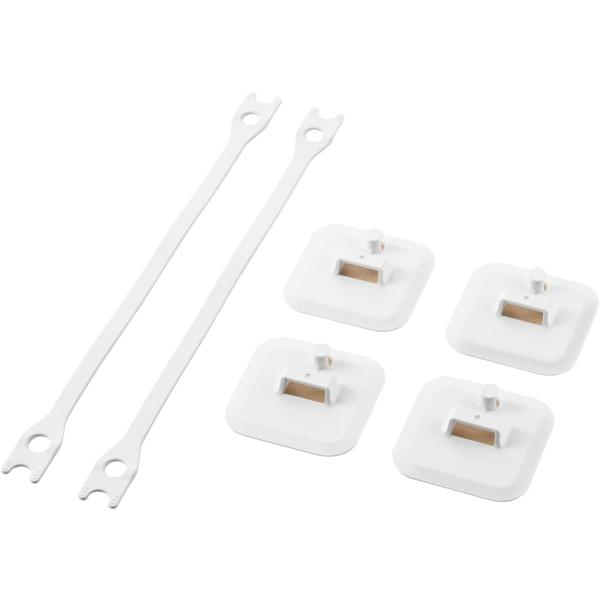 エレコム 転倒防止 耐震 ゴムベルト 2セット入り 冷蔵庫・食器棚など 耐荷重150kg 震度7相当の耐震試験実施済み 日本製 ホワイト TS-F015