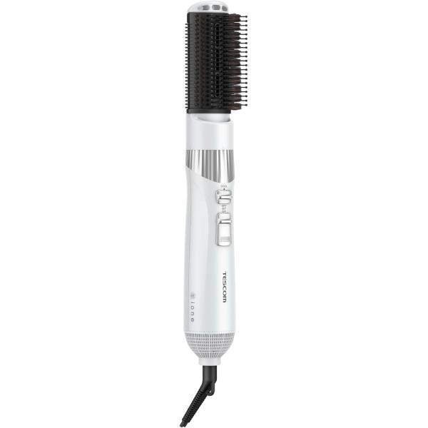 テスコム カールドライヤー マイナスイオン 軽量 26.5mm ブラシ付き ラク抜きプラグ ヘアドライヤー ホワイト TC430A-W