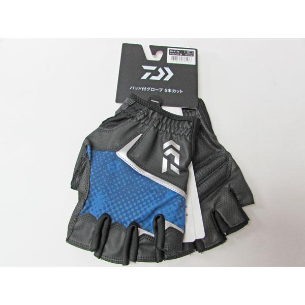【中古未使用品※タグ付き】ダイワ　パッド付グローブ 5本カット DG-2126　オーシャンヘイズカモ　サイズ：XL　ネコポス対応商品