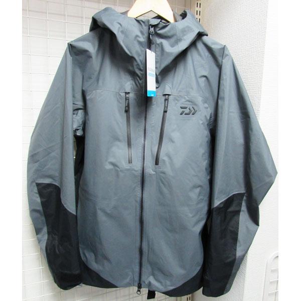 【中古未使用品※タグ付き】ダイワ　RAINMAX アングラーズライトレインスーツ DR-3025  ガンメタル　サイズ：L