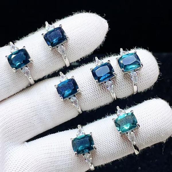 PROME 天然石 特別仕様品・限定品・再入荷不可・フーロライト・白銅指輪・フリーサイズ・P10446