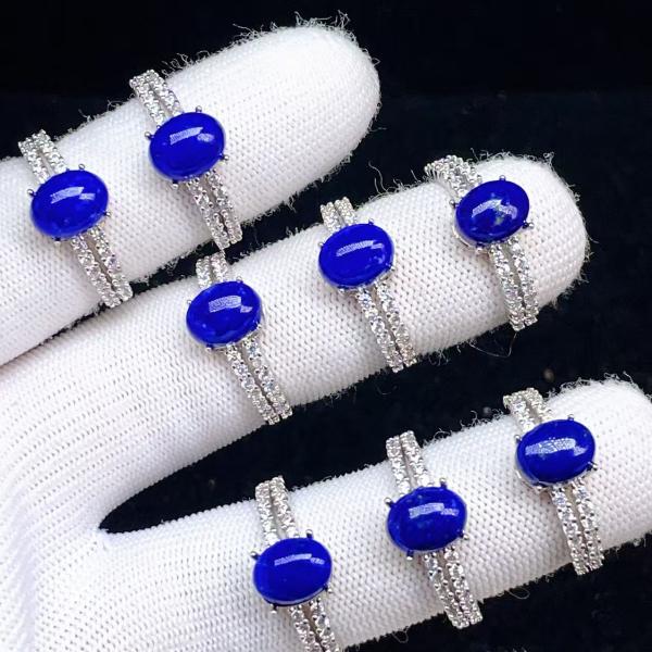 PROME 天然石 特別仕様品・限定品・再入荷不可・ラピスラズリ・白銅指輪・フリーサイズ・P8561