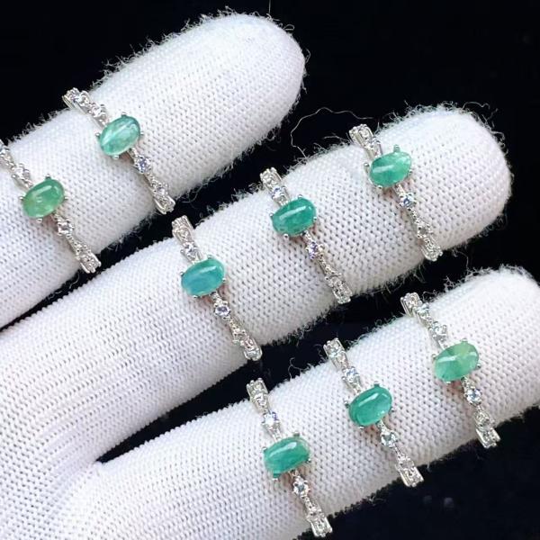 PROME 天然石 特別仕様品・限定品・再入荷不可・エメラルドマイカ・グリーンマイカ・白銅指輪・フリーサイズ・P8863