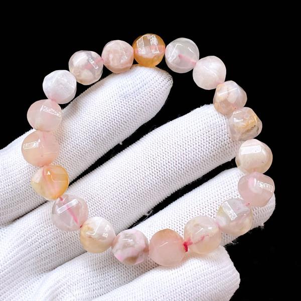 PROME 天然石 一点物・特別仕様品・桜瑪瑙・チェリーブロッサム