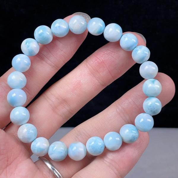 PROME 天然石 一点物 ラリマー ブレスレット NO.V568 : 天然石工場直売
