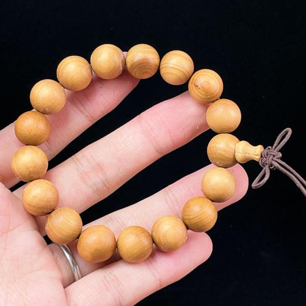 PROME 太行山崖柏 油分が高い ヤーバイ 12mm ブレスレット 【香り無