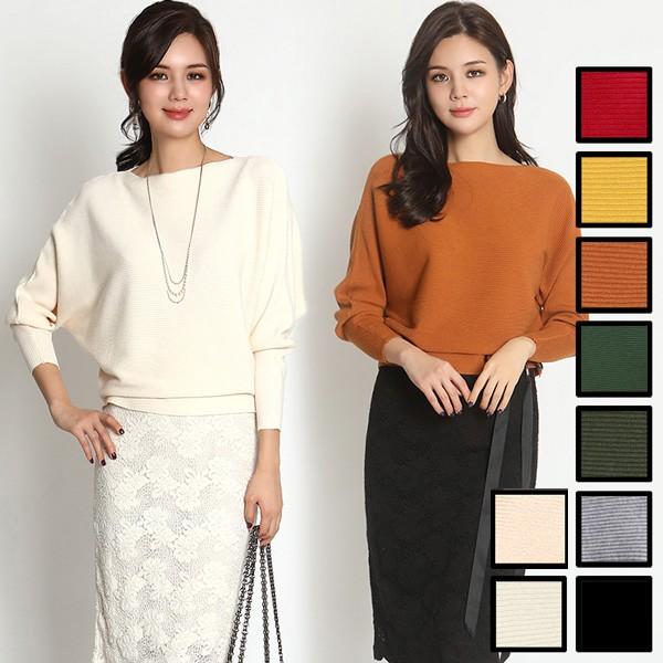 ニット レディース ドルマンスリーブ 横リブニット カットソー Gina 新色入荷 着回し 30代 40代 伸縮性 長袖 ゆったり フェミニン 上品 シンプル 2664 Dm Hi ジーナ ジュエリー 通販 Yahoo ショッピング