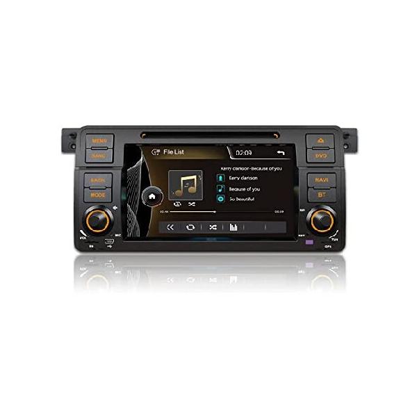  NVGOTEV Car Stereo DVD Player Navigation Fits for BMW E46 Radio  3 Series 1999-2004 Auto Audio, GPS, Bluetooth Multimedia, Mirror Link,  Steering Wheel Control : Electronics