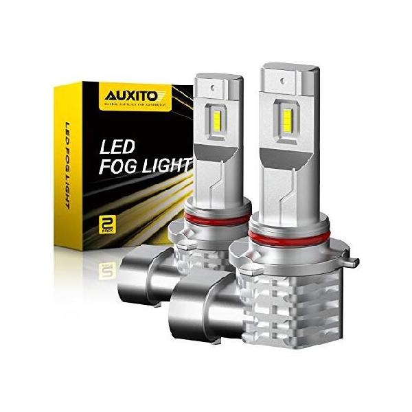 AUXITO 9145 9140 H10 LEDフォグライト電球 ファンレス 3400LM 1セット