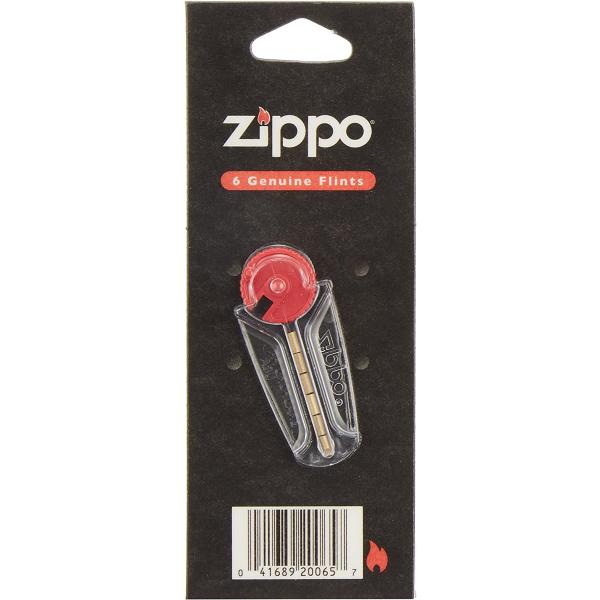 入り数:6個交換方法1.インサイド・ユニット底部のスプリングネジをコインやドライバーなどで回し、チューブからフリント・スプリングを取り出す。2.チューブ内の摩耗したフリントを取り出し、新しいフリントを1個入れる。3.抜き出したフリントスプリ...