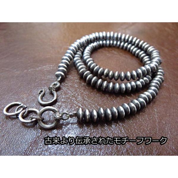 12mm- NAVAJO SILVER925 CHAIN NECKLACE50 | ROSETTAPRAYER 50cm 3.6mm
