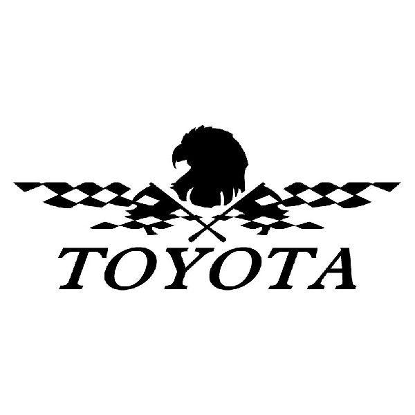 ステッカー かっこいい チェッカー フラッグ エンブレム Toyota トヨタ 車 レーサー インパクト C10 005 01 Emb 01 10 23 銀影工房 通販 Yahoo ショッピング