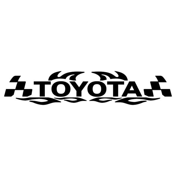 ステッカー 車 かっこいい レーシング スポーツ トヨタ Toyota メーカー ロゴ エンブレム カッティング ステッカー C10 027 001 06 28 銀影工房 通販 Yahoo ショッピング