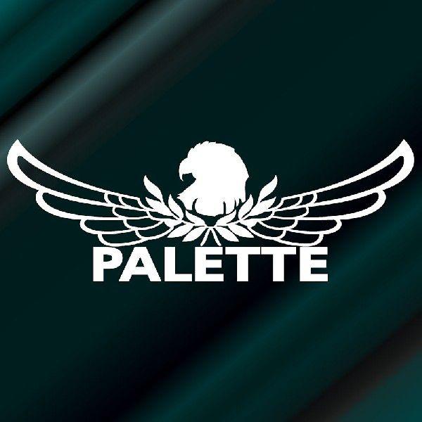 パレット ステッカー 車 おしゃれ 8cm 22cm 白色 エンブレム リアガラス ステッカー かっこいい C10 05 011 Emb31 08 22 W 銀影工房 通販 Yahoo ショッピング