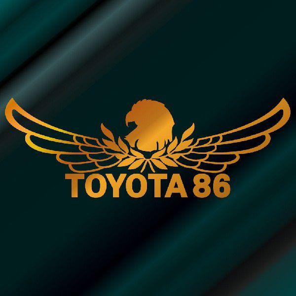 トヨタ ８６ ステッカー 車 おしゃれ 8cm 22cm 金色 エンブレム リアガラス ステッカー かっこいい Buyee Buyee Japanese Proxy Service Buy From Japan Bot Online