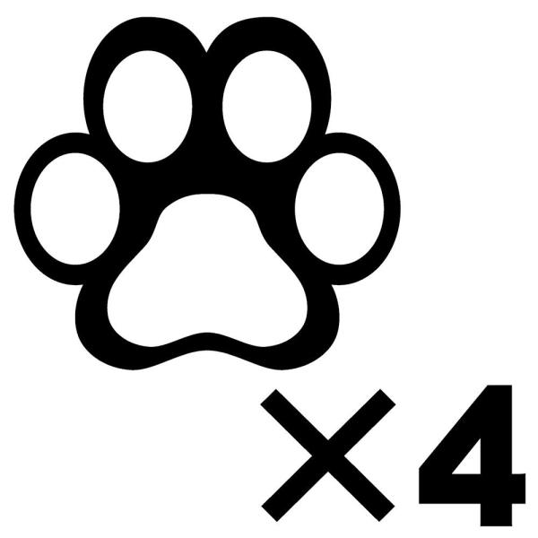 肉球 ステッカー かわいい シール 猫 雑貨 ねこ 用品 グッズ 車用 カッティングステッカー 猫 足跡 ６ｃｍサイズ 同色４枚セット ７色から選べる Buyee 日本代购平台 产品购物网站大全 Buyee一站式代购 Bot Online