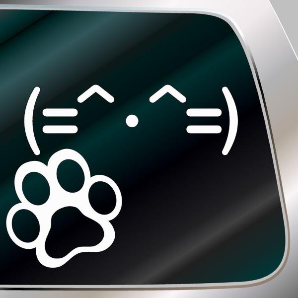 かわいい 猫 用品 猫柄 絵文字 ネコ 肉球 グッズ ねこ 雑貨 左側 ステッカー Buyee Buyee Japanese Proxy Service Buy From Japan Bot Online