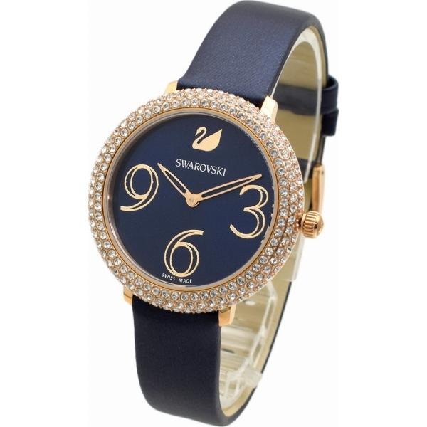 Begin掲載 腕時計 レディース スワロフスキー クォーツ ケース幅35mm