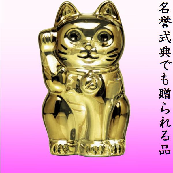 バカラ 置物 オブジェ 6×6×10.5cm まねき猫 フランス製 アレベル