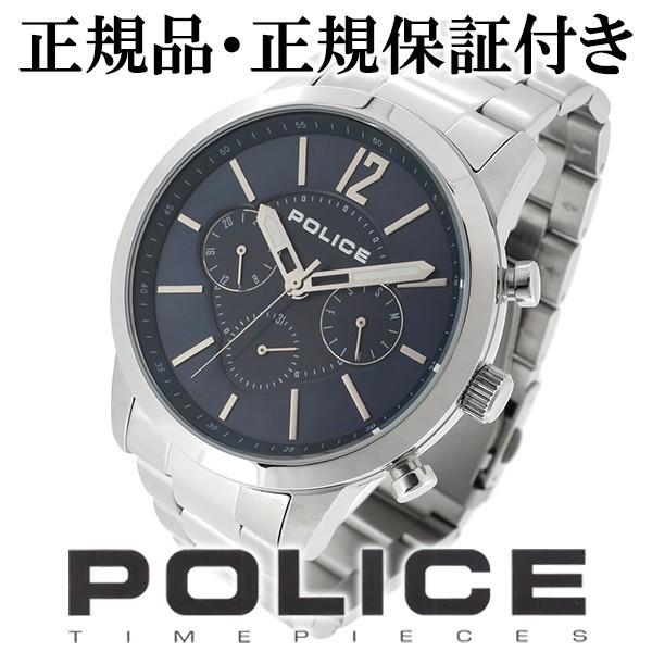 POLICE 腕時計 メンズ ブランド ポリス レガシー クロノグラフ ダーク 
