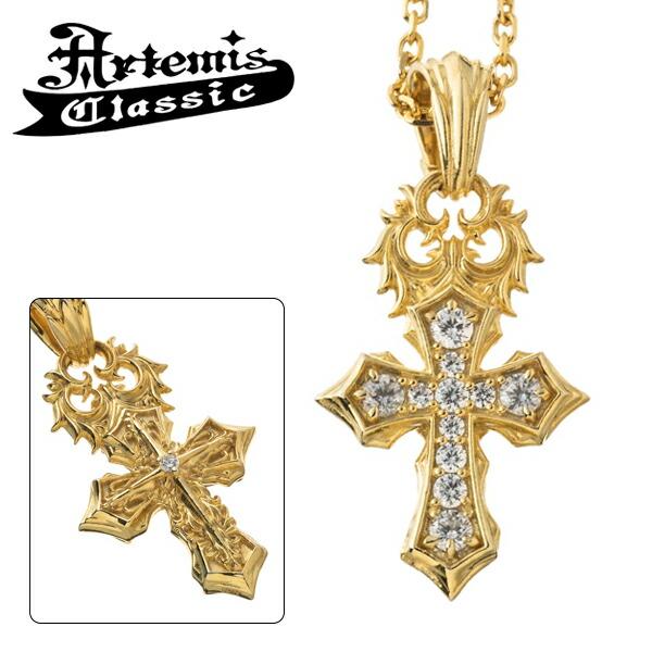 アルテミスクラシック　クロス　ネックレス Artemis Classic（アルテミスクラシック） ゴールド タイニー パヴェ