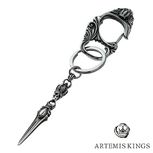 アルテミスキングス（Artemiskings）/スカルクラウンダガーキーホルダー ARTEMIS KINGS（アルテミスキングス） スカルクラウンダガー