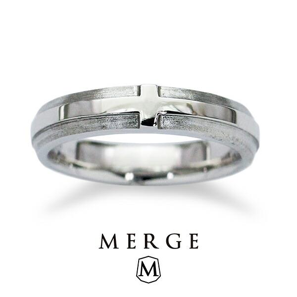 マージ 指輪 メンズ メンズリング ステンレス シンプル 大人 Merge MERGE マージ ステンレス クロス リング 15〜23号