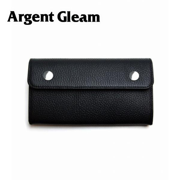 ArgentGleam アージェントグリーム シルバー925 財布 Long Wallet フラットボタン AW-055 ブランド ARGENT GLEAM 上質 ウォレットチェーン ライダー 爆買
