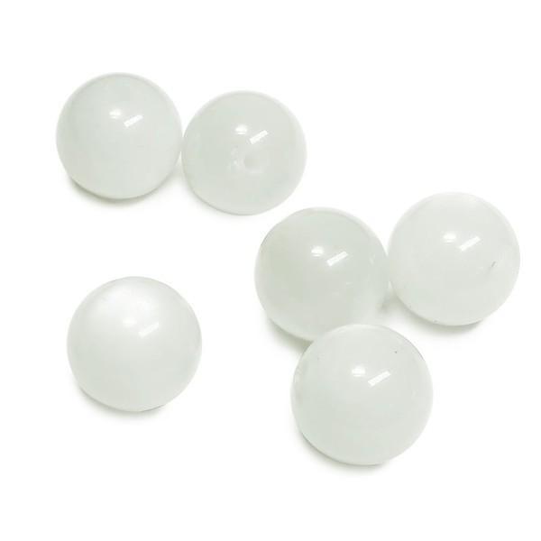天然石ビーズ ムーンストーン 8mm 丸玉 ) 5玉セット パワーストーン