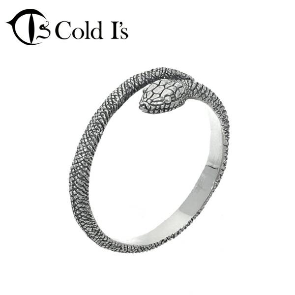 Cold I's アオダイショウ 巻きつき リング S 1〜20号 シルバー Cold I's アオダイショウ 巻きつき リング S 1〜20号 シルバー