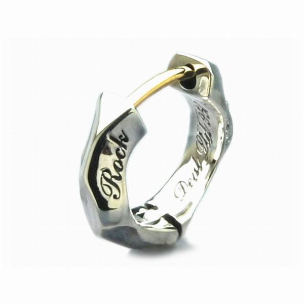 DEAL DESIGN（ディールデザイン） JAGGED ROCK HOOP ピアス DEAL LTD