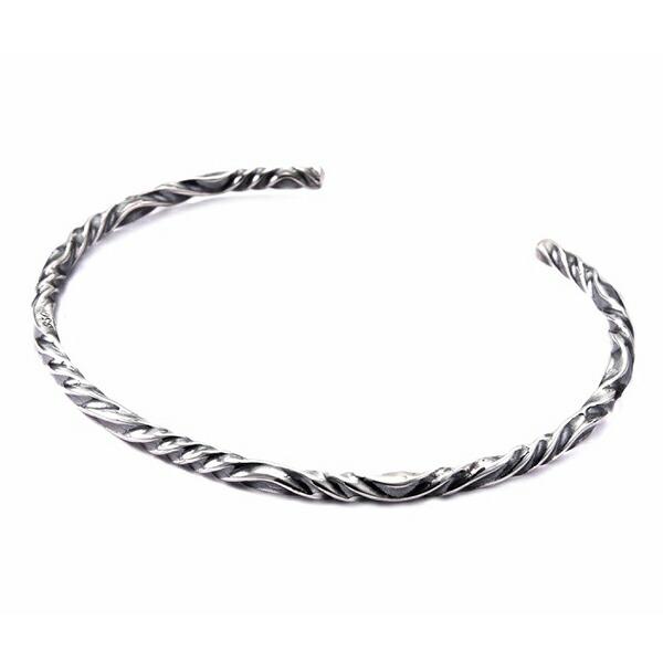 ディールデザイン　リバースツイストバングル DEAL DESIGN ディールデザイン リバース ツイスト シルバー バングル