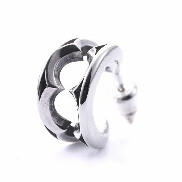 DEAL DESIGN ディールデザイン ファング フープ シルバー ピアス