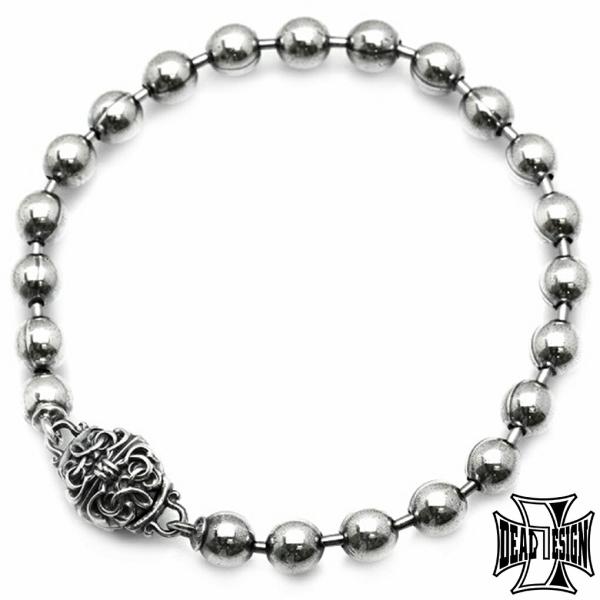DEAL DESIGN ディールデザイン スプリット ボール ブレス ブレスレット シルバー 925 アラベスク 唐草 チェーンブレスレット メンズ 男性 彼氏 夫