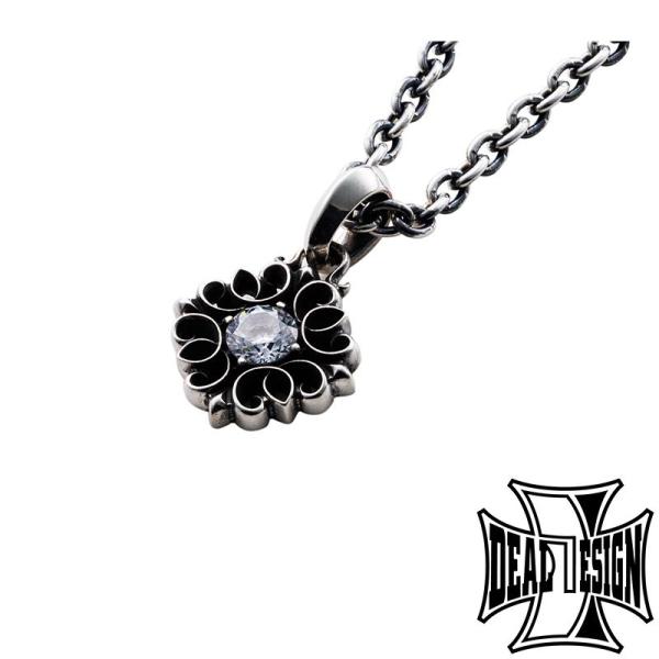 DEAL DESIGN ディールデザイン リバティフローラルクロス トップ ヘッド ペンダントトップ ペンダント ネックレス シルバー925 メンズ リバティ 爆買