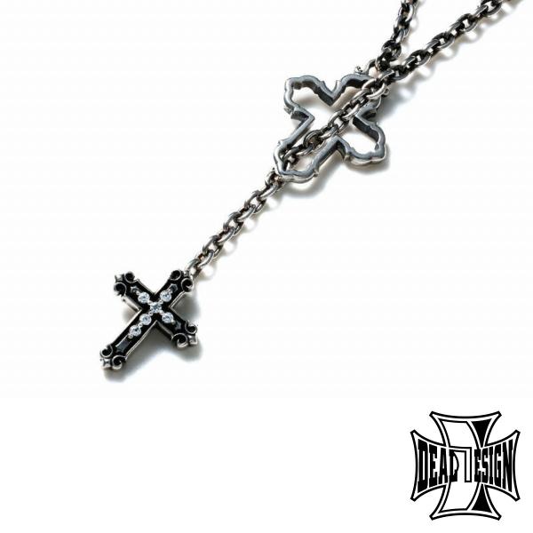 DEAL DESIGN ディールデザイン プロップクロスロザリオ ネックレス チェーン付き シルバーネックレス ペンダント 首飾り シルバー925 爆買