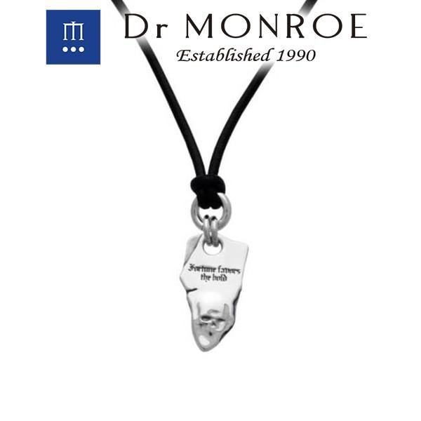 Dr MONROE ドクターモンロー アローヘッドスカルネックレス (革紐付き