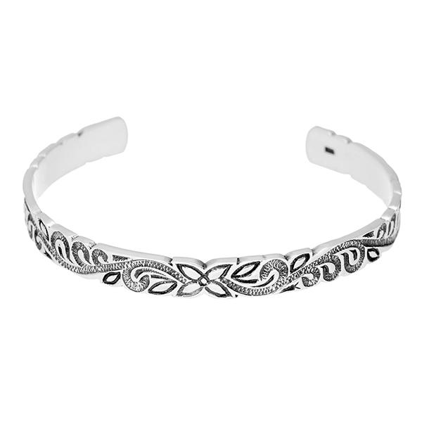 シルバー925 メキシカンジュエリー　波模様 バングル Mexican Jewelry Silver Braids Bangle / メキシカンジュエリー