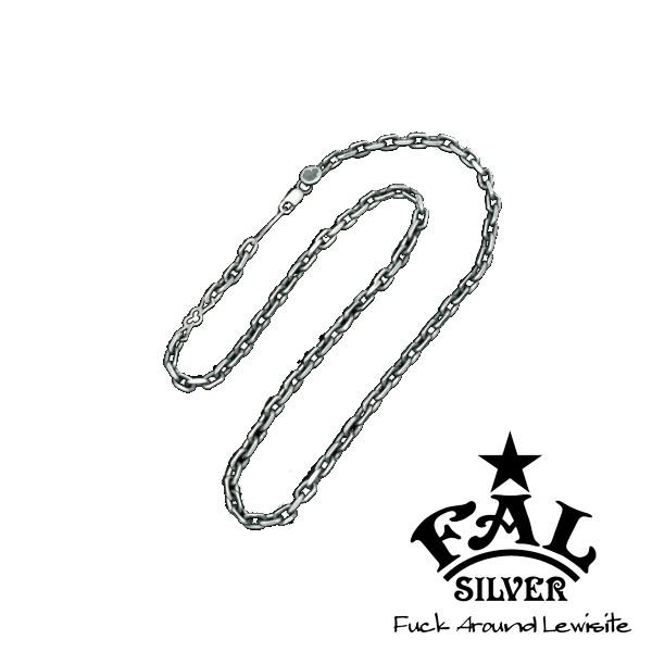 エフエーエル ネックレスチェーン メンズ ブランド シルバー 2面カット アズキチェーン 150 クラスプロゴ 45cm 50cm F A L 人気 Fal Fa Ch 0051 新宿銀の蔵 年中無休 一部即日発送 通販 Yahoo ショッピング